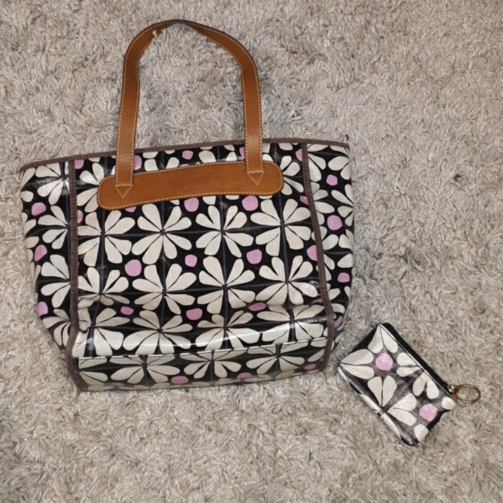 Fossil Tote With Matching Wallet - image 1